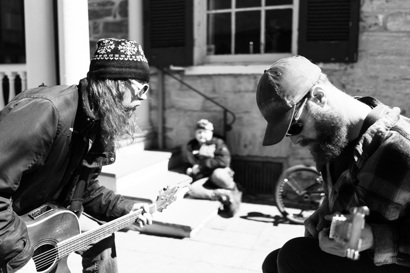 Street Musicians in Sunlight
