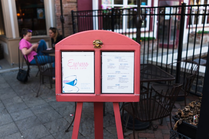 Charming Café Entrance