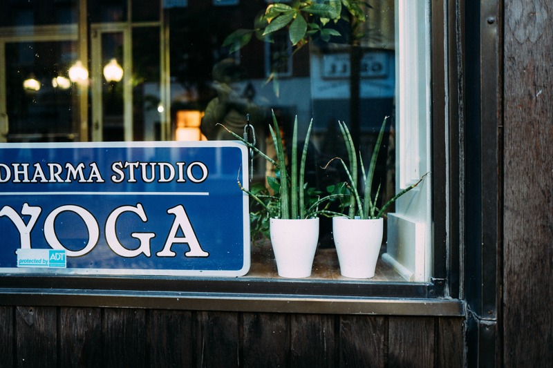 Tranquil Yoga Studio Window