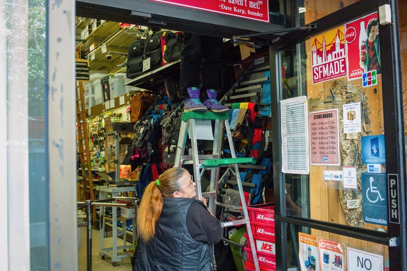 Busy Urban Storefront