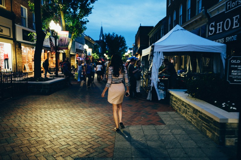 Evening Stroll in the Market