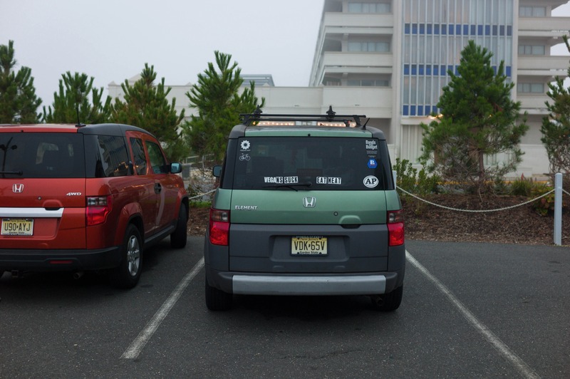 Foggy Parking Lot Escape