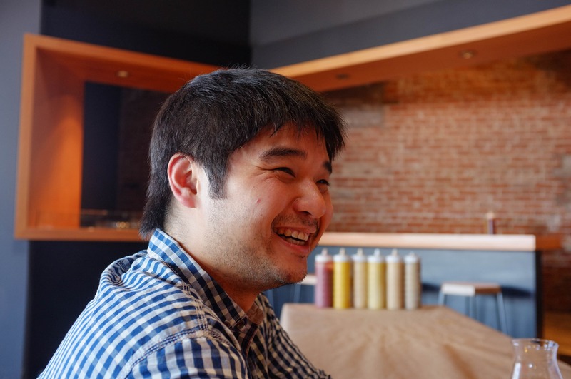 Joyful Moment in a Café