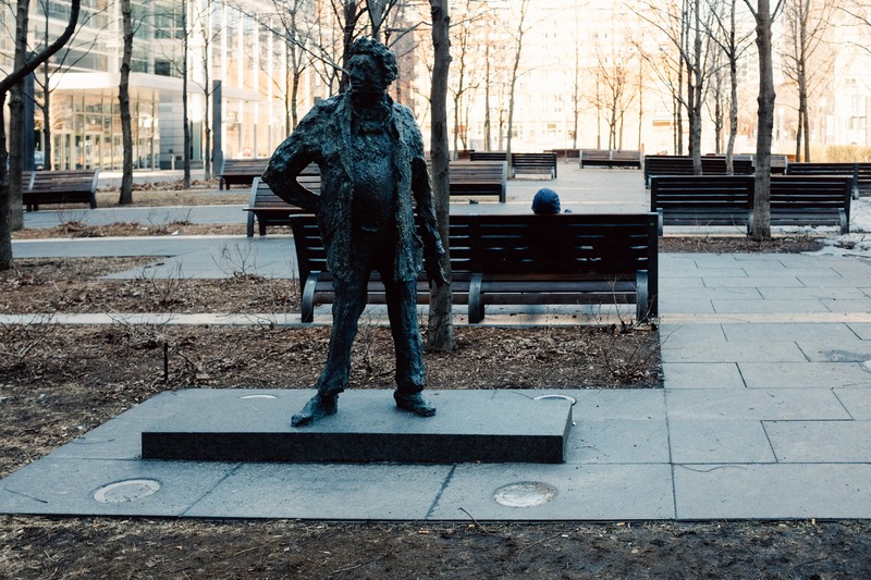 Silent Watcher in the Park