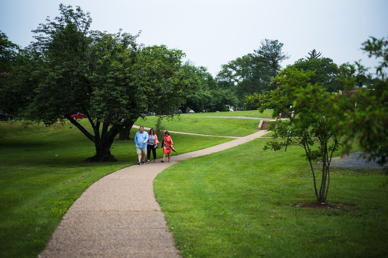 Family Walk in a Park