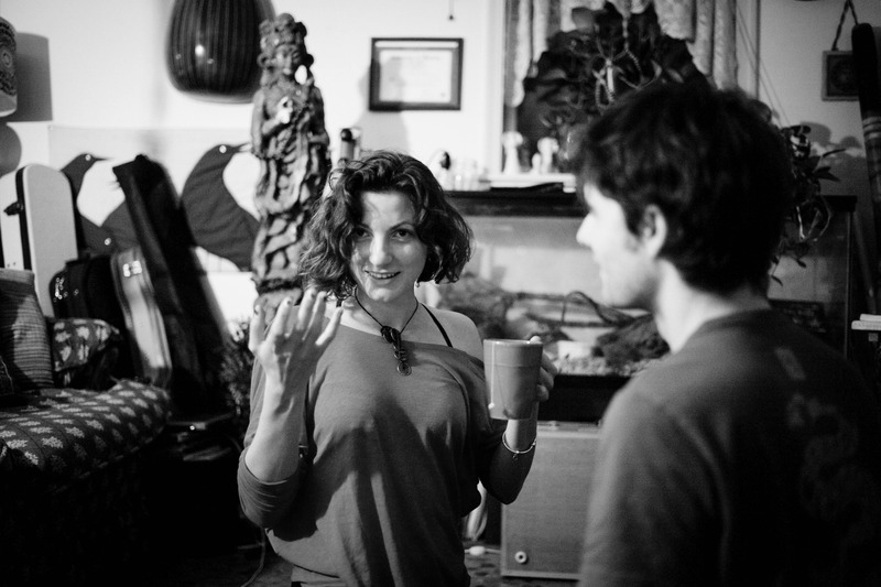 Candid Moments in Black and White