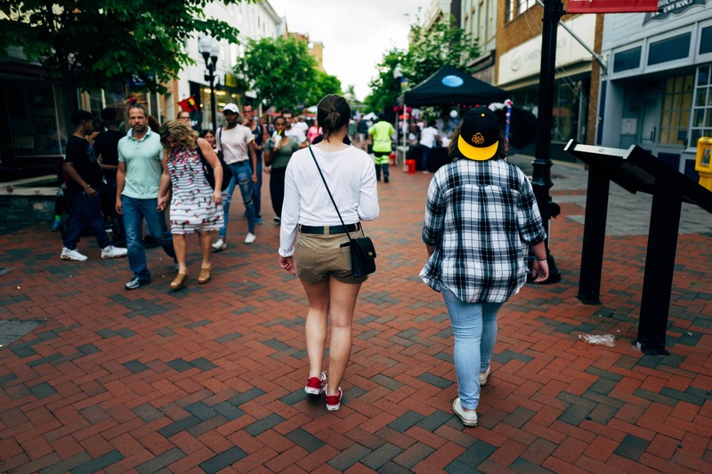 City Stroll on a Cloudy Day