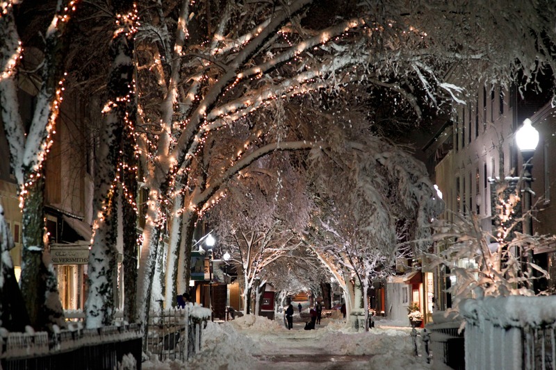 Winter Wonderland at Night