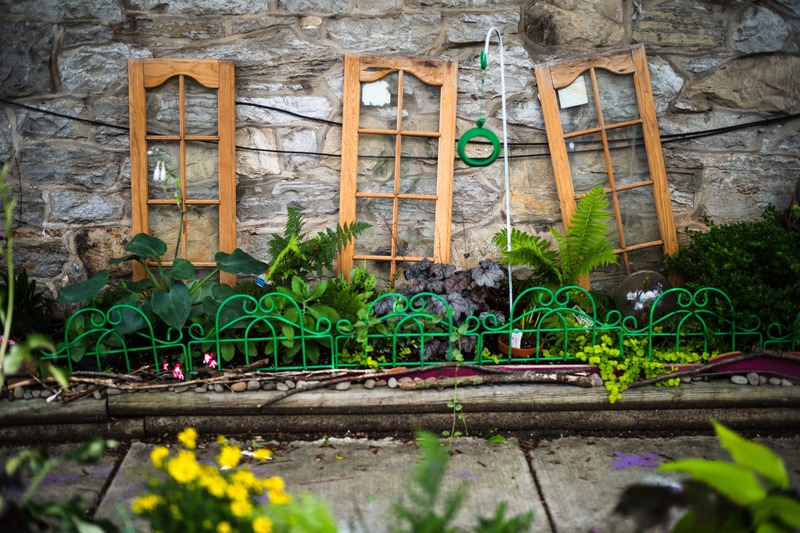 Whimsical Garden View