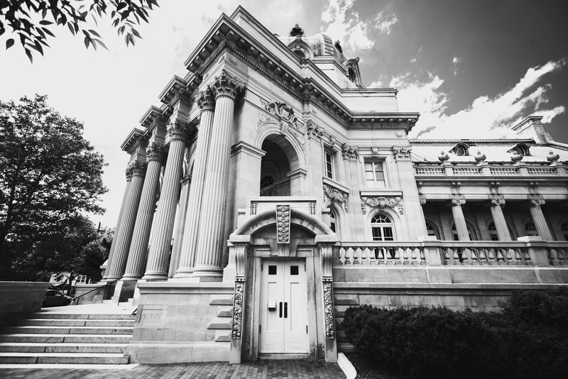 Majestic Architecture in Monochrome