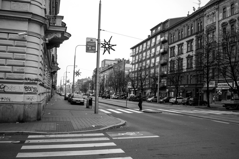 Urban Quietude in Monochrome