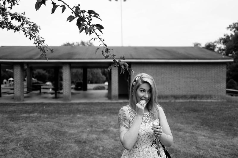 Pensive Moment in a Park