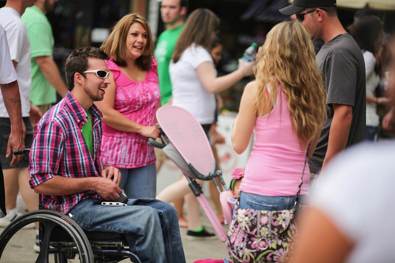 Lively Street Interaction