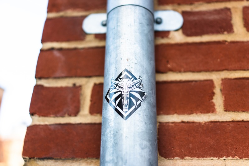 Urban Emblem on Brick