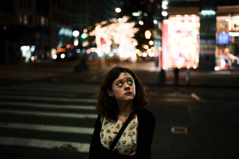 Urban Solitude at Night