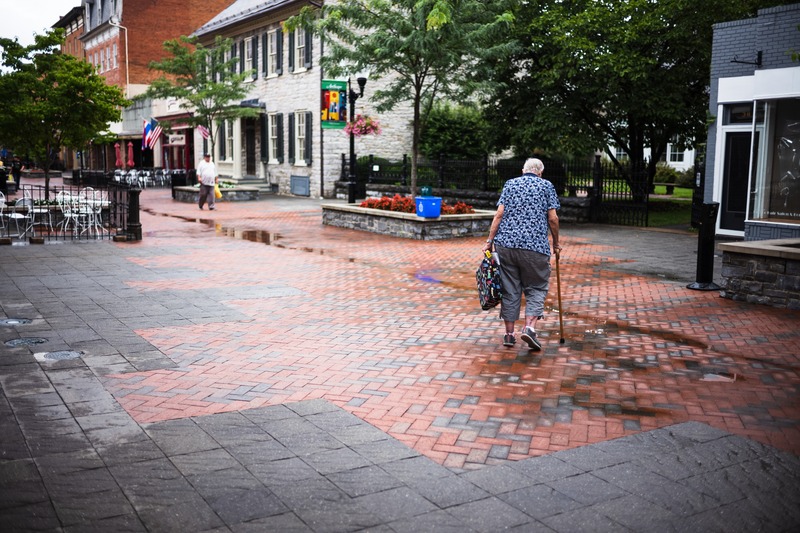 Quiet Journey Through the Town