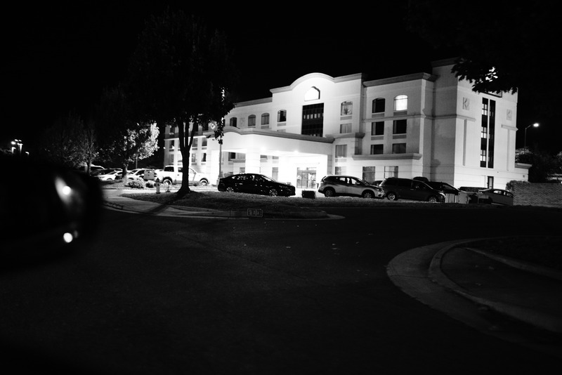 Nighttime Hotel Scene