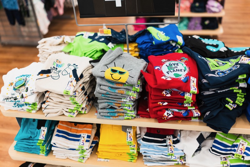 Colorful Kids' Apparel Display