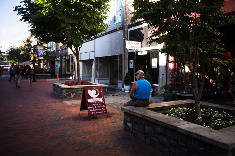 Quiet Moment in the City