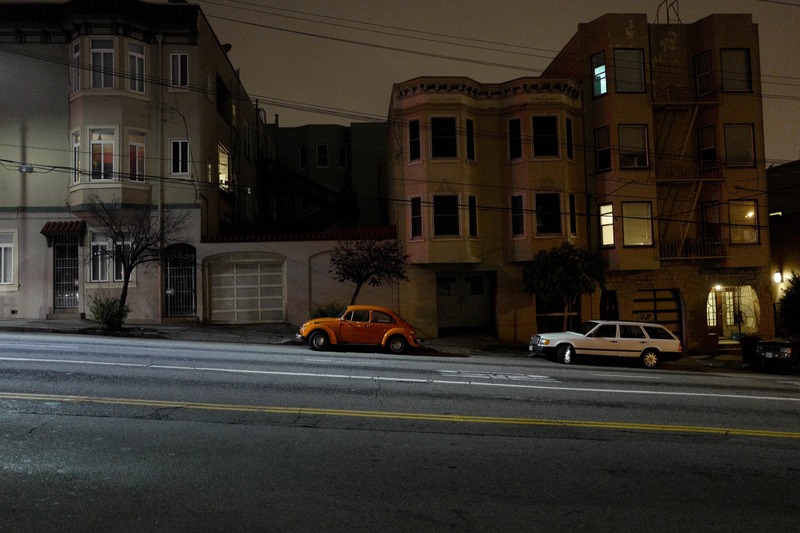 Urban Nightscape with Solitude