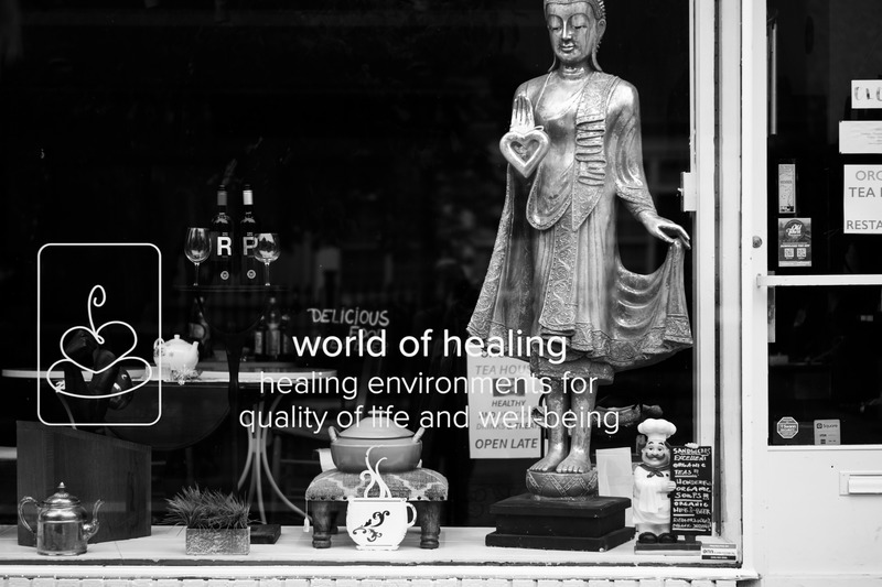 Serene Shopfront Reflection