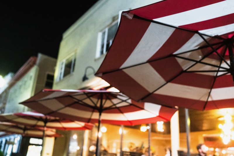 Nighttime Café Serenity