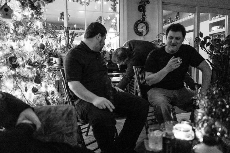 Intimate Gathering in Shadows