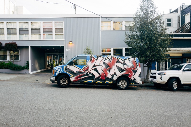 Urban Canvas: A Vibrant Encounter