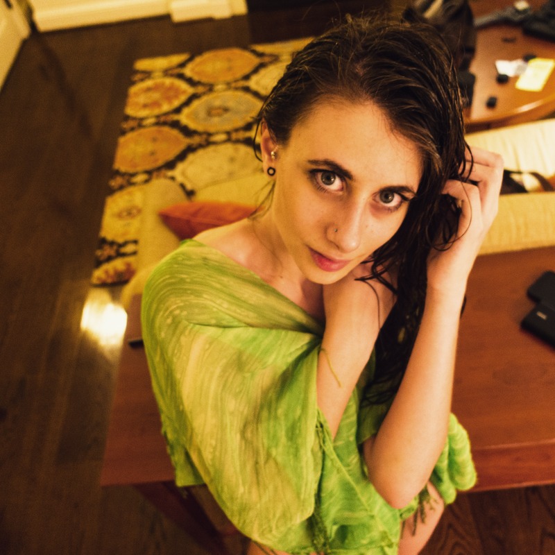 Intimate Moment in Green