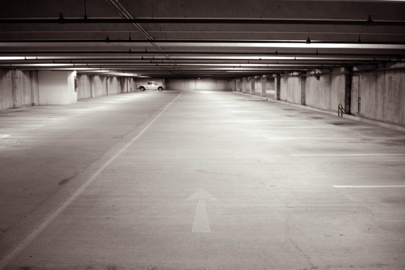 Desolate Parking Space