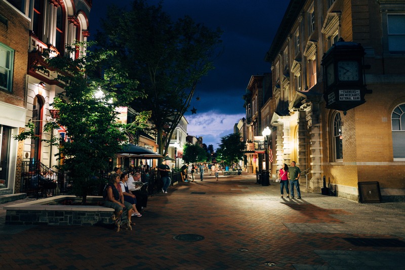 Evening Stroll in the City