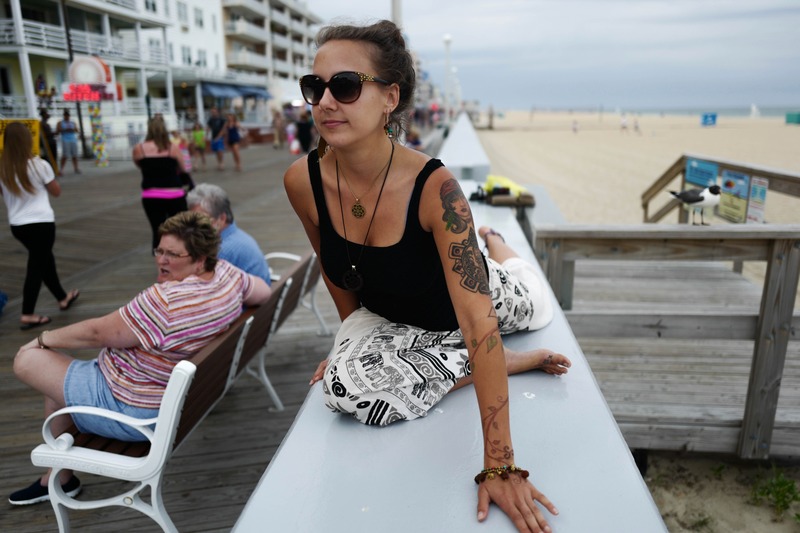 Beachside Reflection