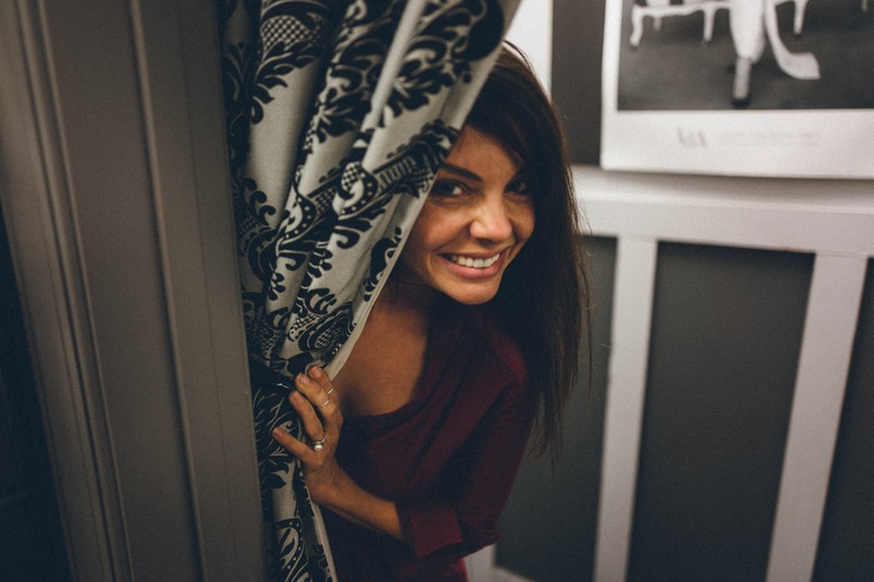 Whimsical Peek Behind the Curtain