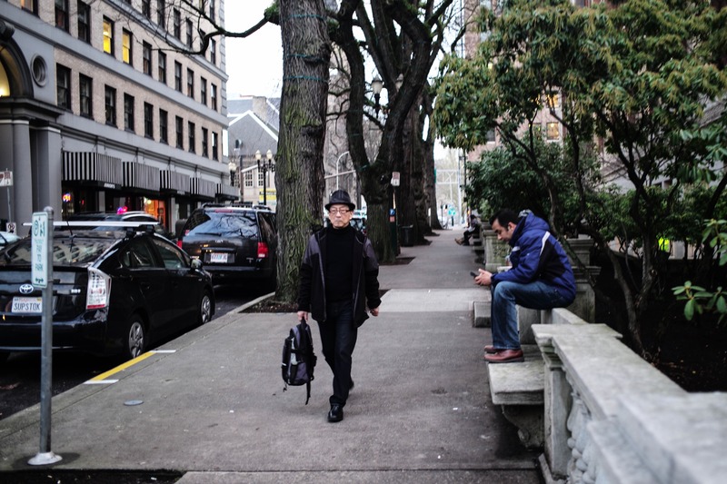 Urban Stroll at Dusk