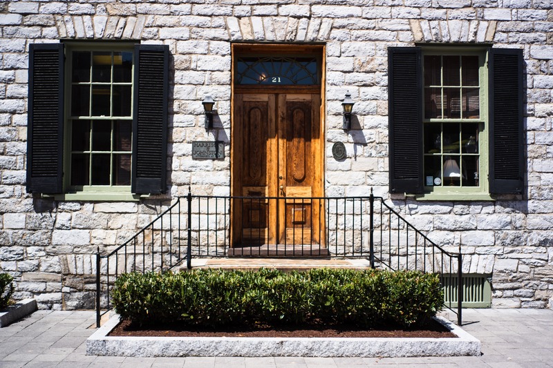 Inviting Entrance in Stone