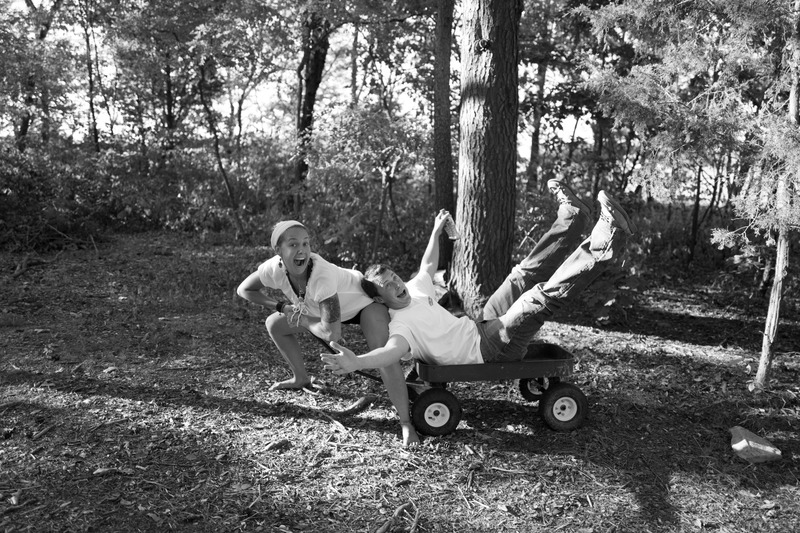 Joyful Adventure in Black and White