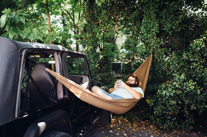 Relaxing in Nature's Embrace