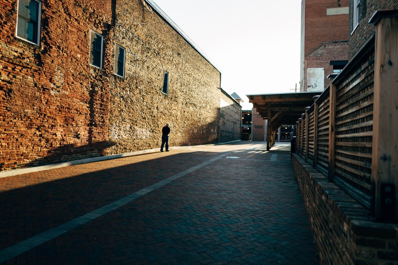Quiet Solitude in Urban Light