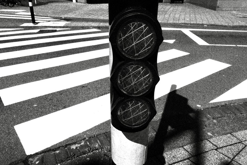 Urban Stillness in Monochrome