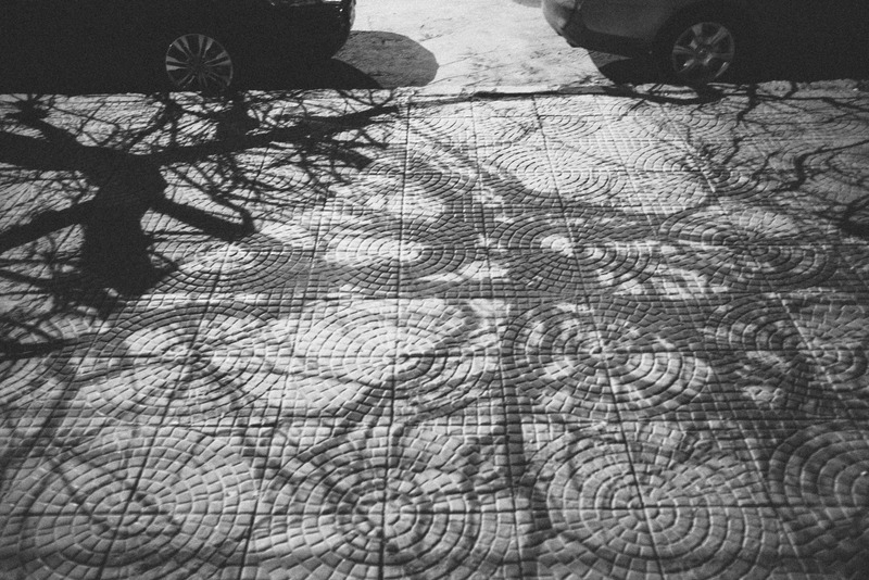 Shadows on Pavement