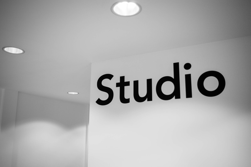 Minimalist Studio Signage
