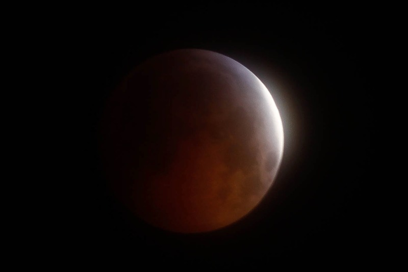 Eclipsed Moon's Embrace