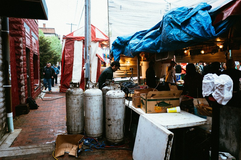 Urban Market Scene