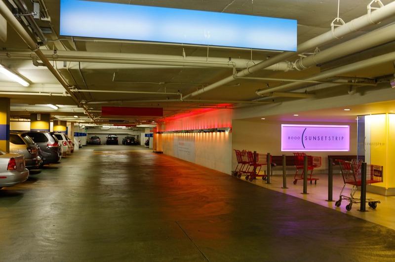 Urban Confines at Sunset