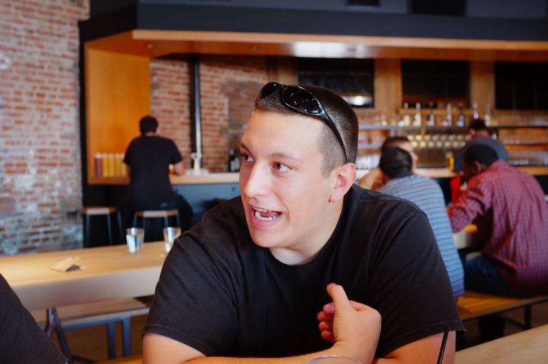 Engaged Conversation in a Trendy Setting