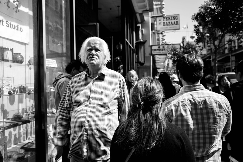 Quiet Contemplation in the Crowd