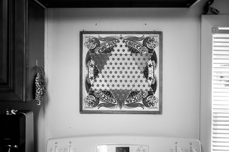 Intricate Patterns on Kitchen Wall