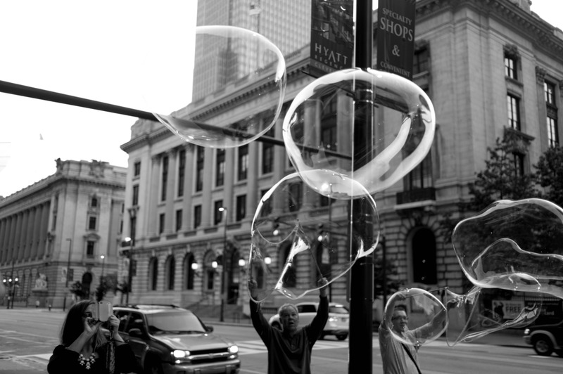 Urban Whimsy in Black and White