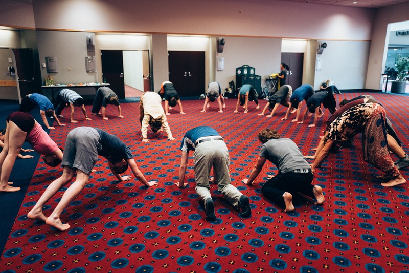 Group Yoga Session