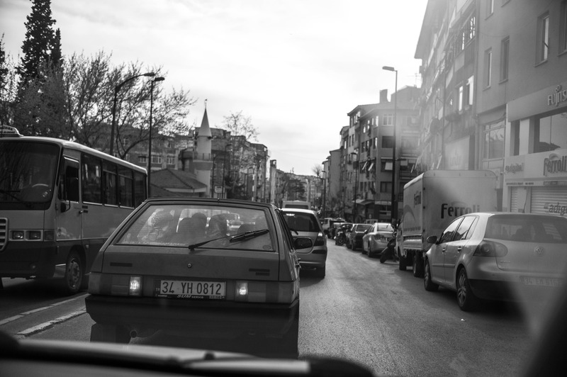 Urban Traffic in Monochrome